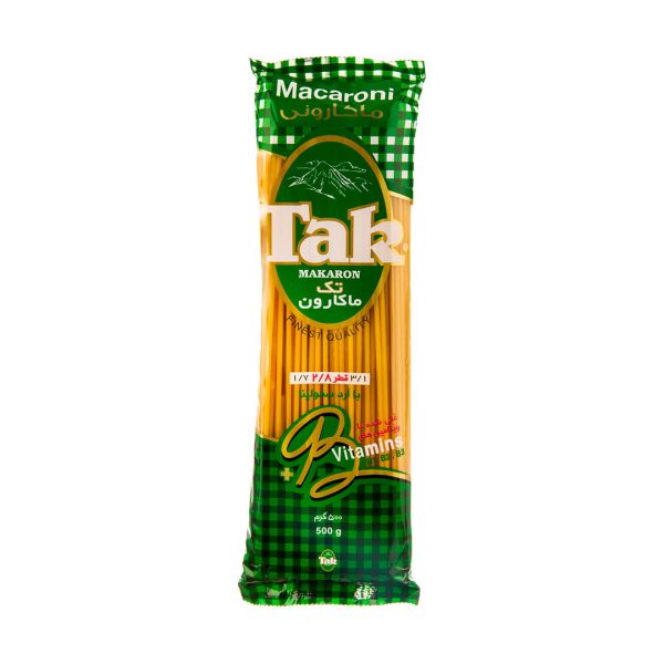 ماکارونی 2.8 غنی شده 500 گرمی تک ماکارون