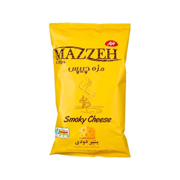 مزه چیپس پنیر دودی متوسط مزمز