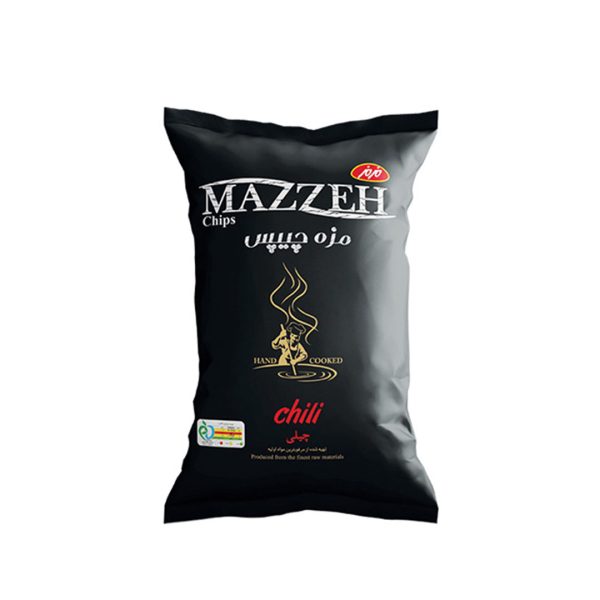 مزه چیپس چیلی متوسط مزمز