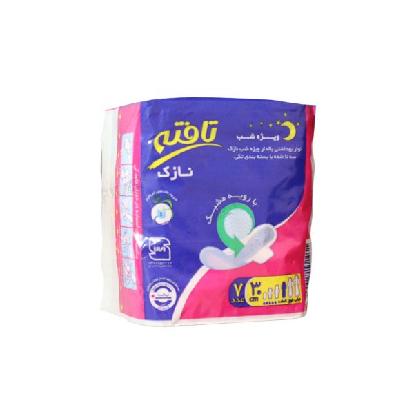 نوار بهداشتی بالدار بزرگ ویژه شب 10 عددی تافته