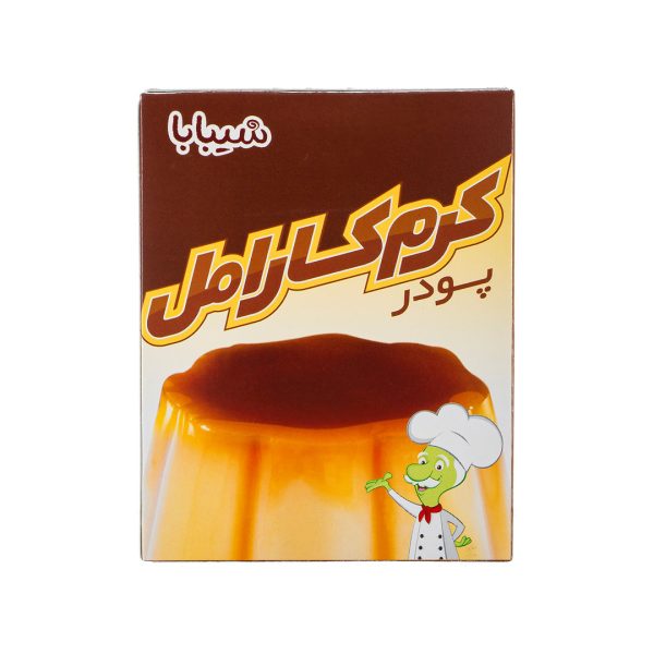 پودر کرم کارامل 100 گرمی شیبابا