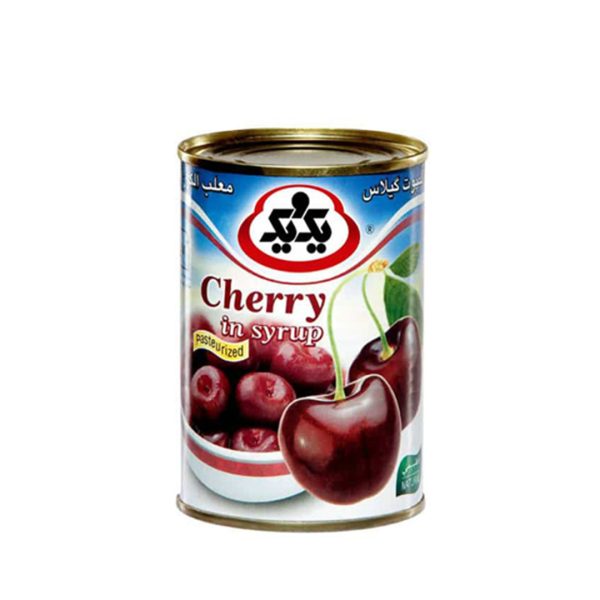 کمپوت گيلاس قوطي 410 گرم يک يک