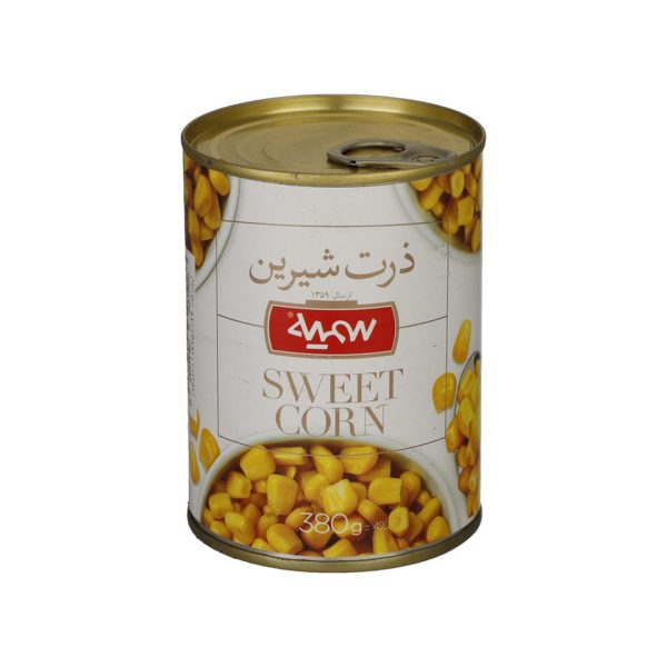 کنسرو ذرت شیرین 380 گرمی سمیه