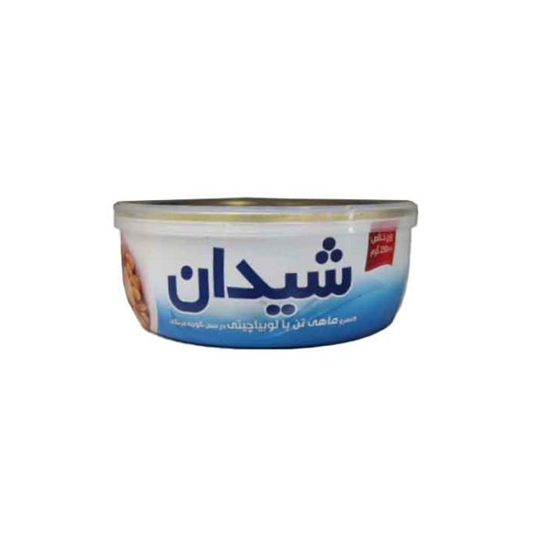 کنسرو ماهی و لوبیا 230 گرمی کلید دار شیدان