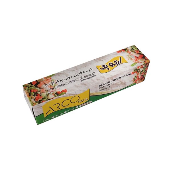 کیسه فریزر جعبه اي 250 برگ آرکوپک