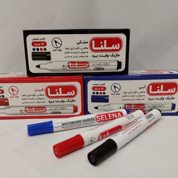 ماژیک وایت برد آبی سلنا